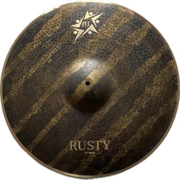 22" Medium Ride Cymbal - B20 - RUSTY - Series *MS*